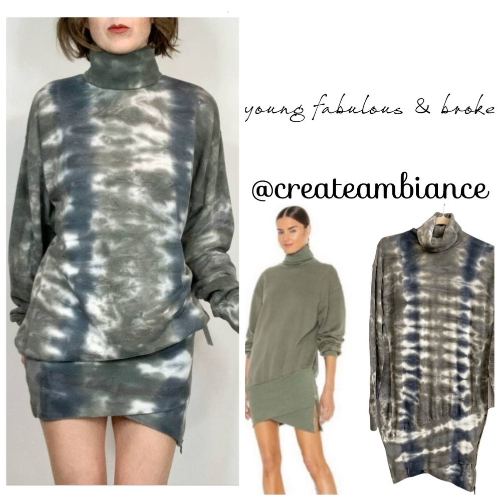 Young Fabulous & Broke Turtleneck Sweater Dress